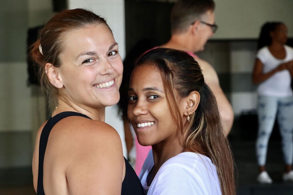 Feli unnd Odalys im Tanzsaal - Havanna Vieja